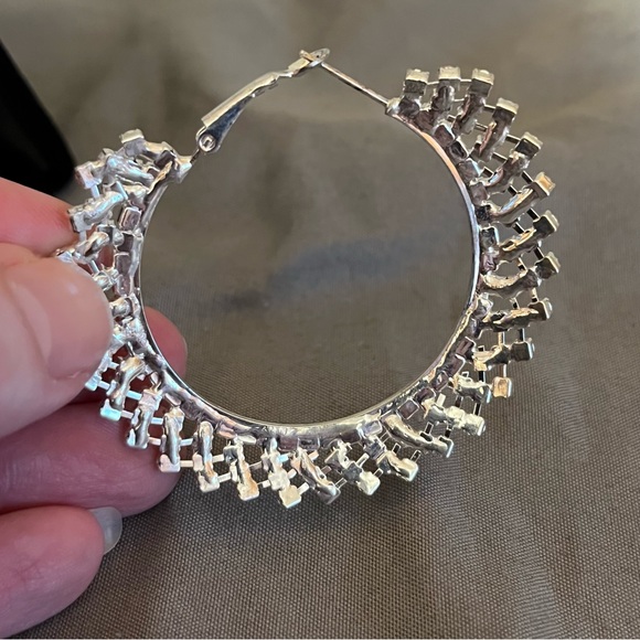 Prom/Special Occasion Earrings, Rhinestone - Picture 6 of 10